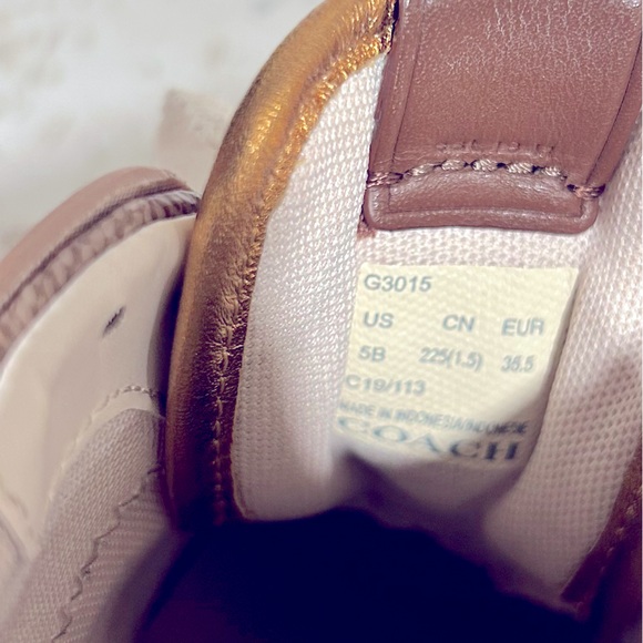 COACH C143 RUNNER 🏃🏾♀️ 🏃♀️SNEAKER 👟NWOB SIZE 5B - Picture 12 of 12